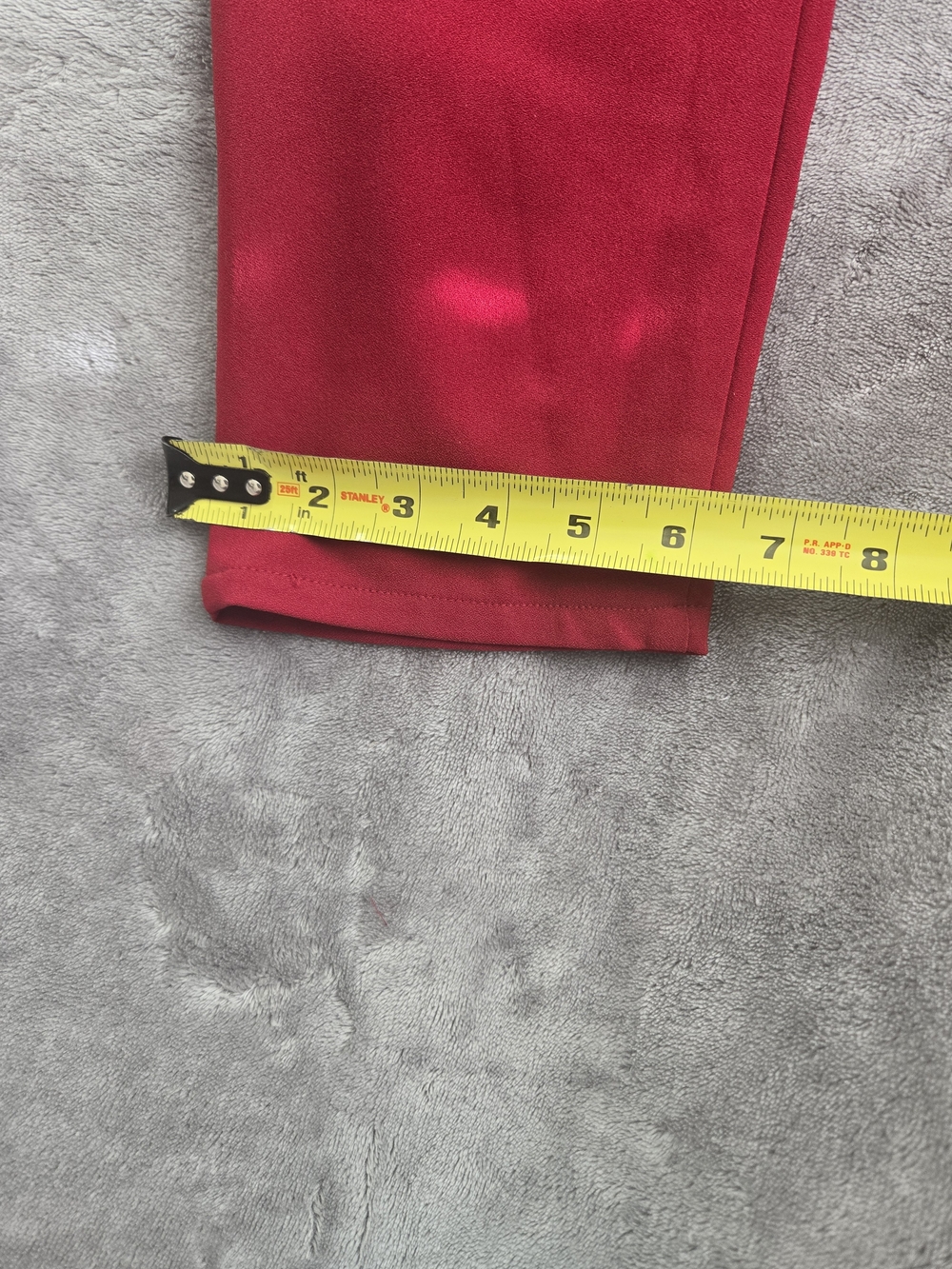 Red Off-Shoulder Ruffle Jumpsuit - Picture 4 of 10
